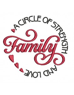 Motif de broderie machine family