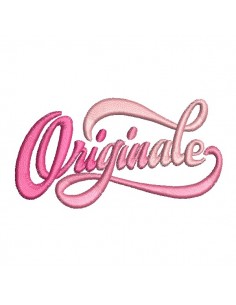 Motif de broderie machine originale
