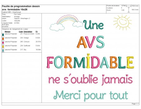 Instant download machine embroidery design AVS