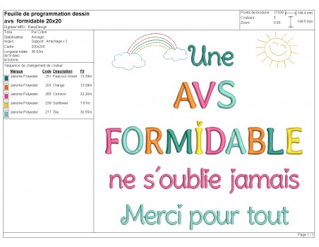 Instant download machine embroidery design AVS
