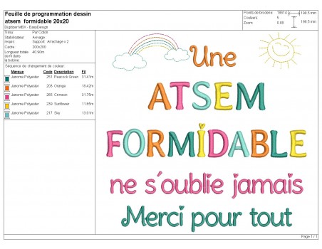 Instant download machine embroidery design atsem