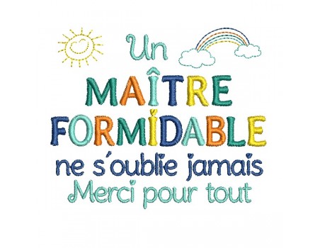 Instant download machine embroidery design teacher