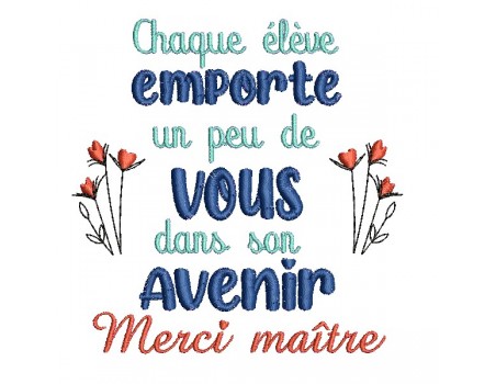 Instant download machine embroidery design teacher