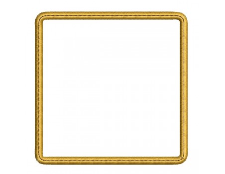 Motif de broderie machine cadre appliqué