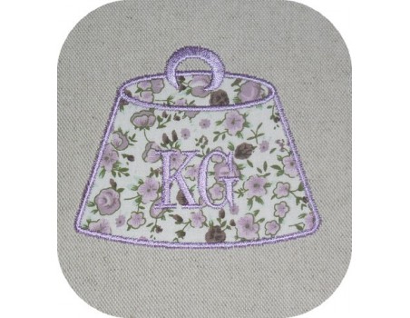 Motif de broderie machine appliqué poids