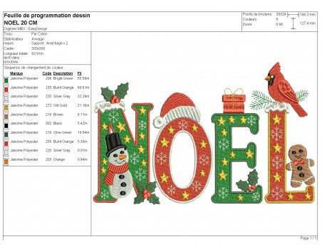 machine embroidery design Christmas