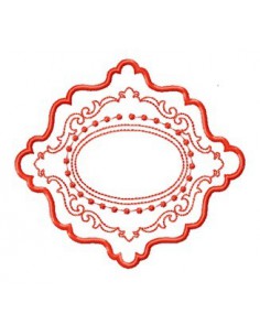 Cadre Baroque 2  formats de broderie