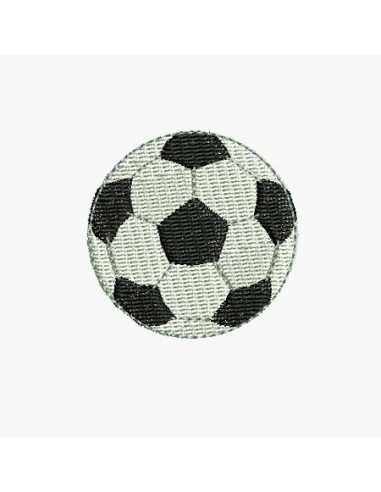 Motif de broderie machine ballon de foot