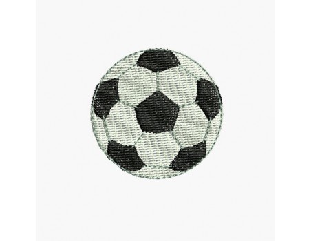 Motif de broderie machine ballon de foot