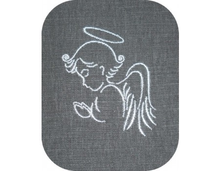 Instant download machine embroidery girl doing cutting