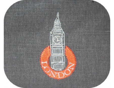 Instant download machine embroidery LONDON
