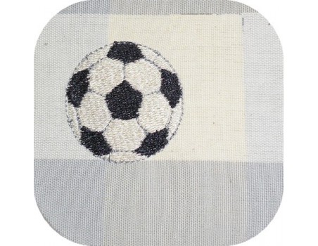 Instant download machine embroidery soccer ball