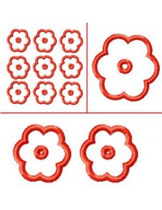 Attache fleur  3 formats