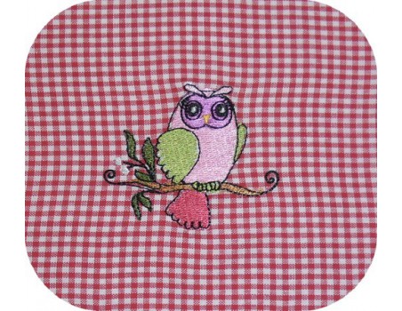 Instant download machine embroidery owl