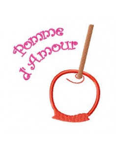 Pomme d'Amour appliquée 2 formats