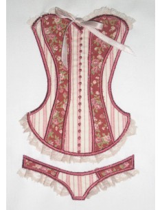 Motif de broderie machine bustier 2 formats