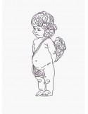 Instant download machine embroidery angel