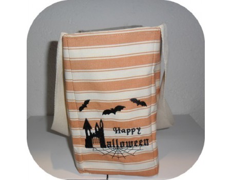 Motif de broderie machine  château halloween