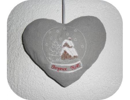 Instant download machine embroidery snowball christmas customizable