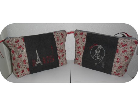 Motif de broderie machine pin up