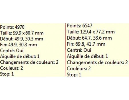 Double noeud 2 formats