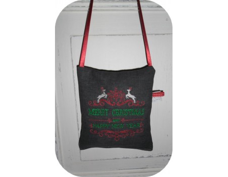 Instant download machine embroidery Merry christmas