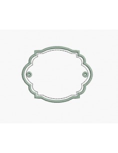 Instant download machine embroidery girl doing cutting