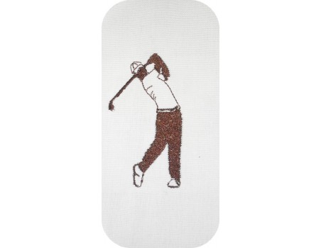 Instant download machine embroidery golf equipment