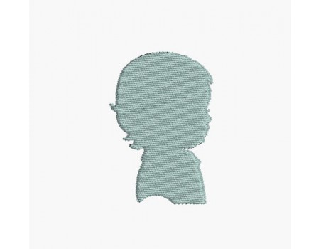 Instant download machine embroidery girl cameo
