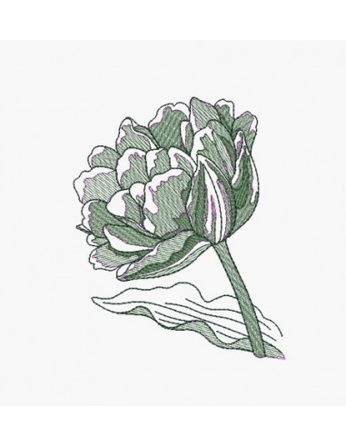 Instant download machine embroidery artichoke