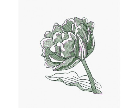 Instant download machine embroidery artichoke