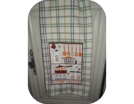 Instant download machine embroidery vintage kitchen