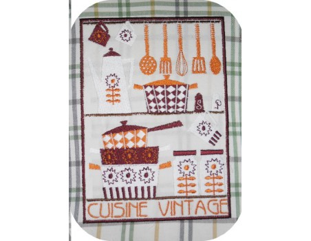 Instant download machine embroidery vintage kitchen