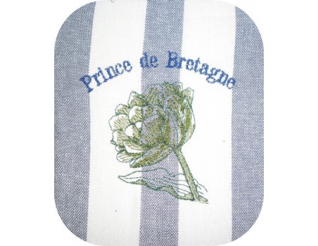 Instant download machine embroidery artichoke