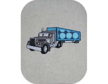 Motif de broderie machine  camion