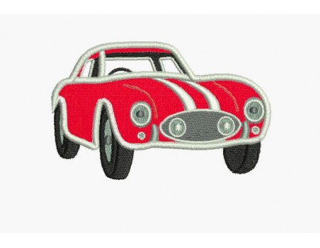 Instant download machine embroidery English sports car applied