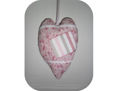 Instant download machine embroidery Heart ITH