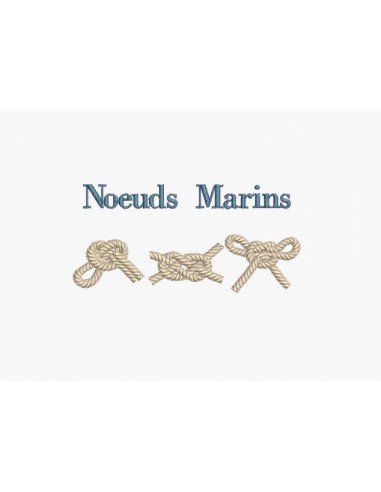 Instant download machine embroidery marine knots