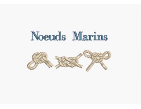 Instant download machine embroidery marine knots