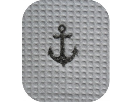 Instant download machine embroidery marine anchor