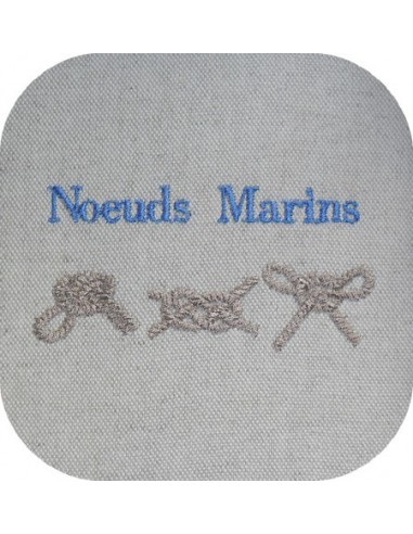 Motif De Broderie Machine Noeuds Marins