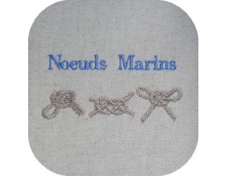 Instant download machine embroidery marine knots