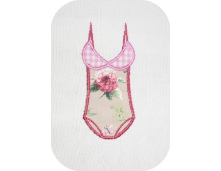 Instant download machine embroidery bodysuits applied