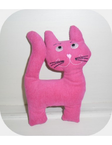 Motif de broderie machine doudou chat ITH