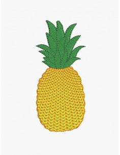 Motif de broderie machine ananas