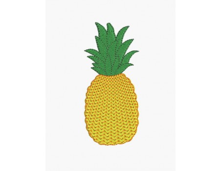 Motif de broderie machine ananas