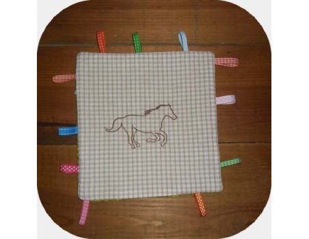 Instant download machine embroidery horse