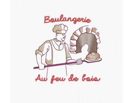 Motif de broderie machine boulanger