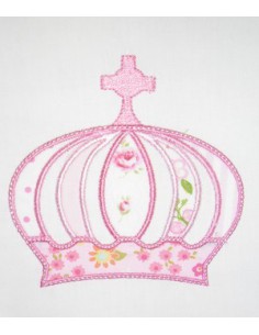 Couronne appliquée 10x10cm