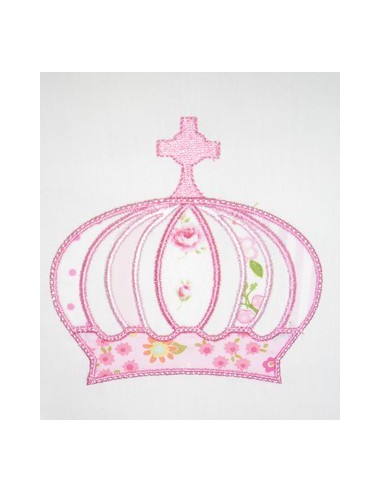 Couronne appliquée 10x10cm